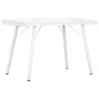 Home Office Desk Computer Study Student Craft Work Table Wooden Steel White