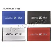 USB 3.0 2.5" inch to SATA External Hard Drive HDD SSD Enclosure Case Aluminium