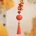 Handmade Persimmon Car Pendant Chinese Style Spring Festival Ornaments Porch