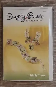 Simply Beads Initially Yours BD046 - DIY Necklace & Bracelet Kit - NEW