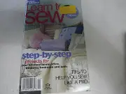 Vintage 2004 Learn to Sew Step by Step Projects Kitchen Home Bedroom Bath Office