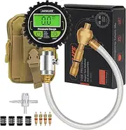 SAFELIFE 4x4 Digital Tire Deflator kit，Professional Tire Pressure Gauge 250PSI, Rapid Air Down Tire Deflators Offroad Accessories