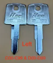 2 Key Blanks Hitachi John Deere JDX4 Tongfan Sun Tracker YM121-YM140 121-840