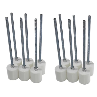 12 Weave Pole Pegs (2 sets of 6) Dog Agility Equipment, You Cut Poles to Length