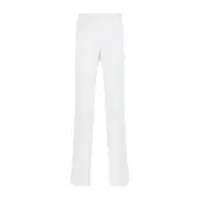 [Ralph Lauren Purple Label] Ralph Lauren Purple Label-Cream White Silk Pants-Uomo 34 US