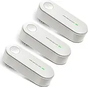 Qualirey 3 Pcs Air Purifier Plug in Portable Negative Ion Generator Filterless Home Air Ionizers Freshener Filter Cleaner for Removing Smell Pollutants Odor Dust Car Room Bedrooms Toilets Office