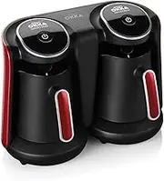 Arzum Okka Minio Duo Coffee Machine, OK006-N, 1-8 Cup Capacity, Washable Coffee Pot, Acoustic Alarm System, Compact Design, 880 W Power, Coffee Measuring Spoon
