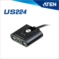 在飛比找露天拍賣優惠-|限時下殺|ATEN/宏正 US224 2端口USB2.0打