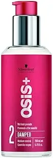 Schwarzkopf Osis Damped Wet Look Pomade, 200 ml