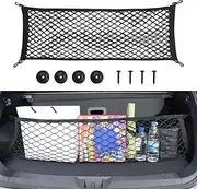 MARCHFA Car Rear Trunk Cargo Net Compatible for 2024 Subaru Impreza Crosstrek Accessories Cargo Storage Organizer Mesh Net
