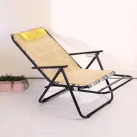 在飛比找momo購物網優惠-【BuyJM】台灣製五段式蓆面涼椅(躺椅/折疊椅)