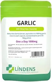 Garlic Oil TRIPLE PACK 600 Capsules Odourless; 1 a day provides 700mcg Allicin