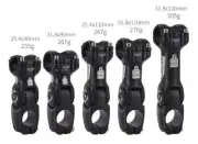 Bicycle Adjustable Stem 25.4/31.8 Handlebar Riser 90/110/130 Road Mountain Bike