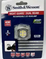 Smith & Wesson Night Guard Dual Beam Rechargeable Headlamp 430 lumens 1117281