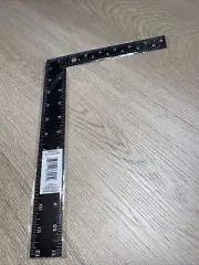 Right Angle Square Ruler Framing Carpenter Roofing Black Steel Inch Easy Read