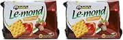 Julies Le-Mond Chocolate Hazelnut Cream Puff Sandwich, 180 g (Pack of 2)