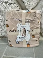 American Eagle AE Peanuts Fall 2024 Plush PJ Set Snoopy - XL - Sold Out Online