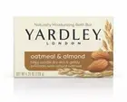 Yardley Bar Soap Oatmeal & Almond Exfoliating Moisturizing Bath for Dry Skin NIP