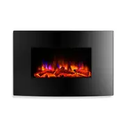 2000W Realistic Flame Effect Wall Mounted Fireplace