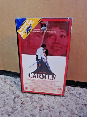CARMEN Bizet new Beta-Tape Placido Domingo 1985 musical Betamax NWT