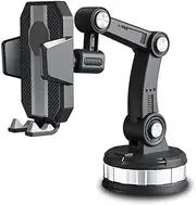 Phone Mount for Car, Long Arm Suction Phone car with 360° Rotation, Windshield Universal Cell Phon Air Dashboard Vent