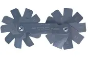 Moore & Wright MW-206M - Radius Gauge 0.75 - 5mm 16 Int/Ext Blades & Case