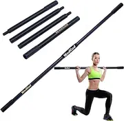 Wooden Yoga Stick,5 Ft Mobility Stick,Stretching Stick,Portable Splicable Exercise Stick,Exercise Pole for Balance,Flexibility and Mobility,Stretch Stick,Stick Mobility Training Stick