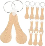 [WESIEVYA] 10Pcs Shopping Trolley Tokens Portable Keyring Removers Lightweight Durable Keychain for Supermarkets Stylish Functional Trolley Token