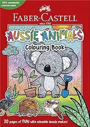 Faber-Castell Aussie Animals Colouring Book A4 20 pages (84-010182)