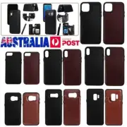 Leather Wallet Card Holder Phone Case iPhone 11Pro Max XR Samsung S7 S8 S9 DS