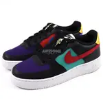 [歐鉉]NIKE AIR FORCE 1 LV8 EMB GS 黑色 AF1 NBA 大童 女鞋 DN4178-001