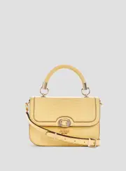GUESS Women's Yellow Orlina Camera Crossbody Bag
