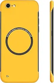 RUNGOS Magnetic for iPhone SE Case 3/2 (2022/2020), iPhone 8/7 Case MagSafe (Bare Metal Feel) [Strong Magnetic] Borderless Slim Case for iPhone SE 2020/2022 Case iPhone 8/7 MagSafe Case 4.7''