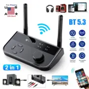 New Long Range Bluetooth Transmitter & Receiver Audio Adapter for TV Home Stereo