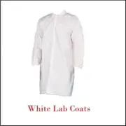 White Lab Coats Men Women Medical Clinic Vet Doctor Scientist Hygiene Uniform US