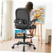 Drafting Chair, Tall Office Chair Ergonomic Standing Desk Chair