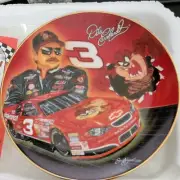 VTG Dale Earnhardt Sr. #3 TAZ HOT PROPERTY 2000 Sam Bass Collectible Plate