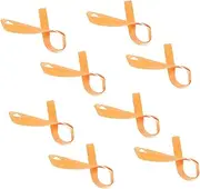 Alipis Motorcycle Tiedown Straps 8pcs Nylon Cargo Straps Soft Binding for Outdoor Gear