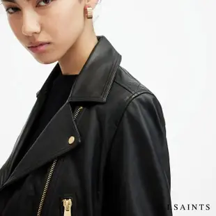 【ALLSAINTS】ELORA 修身短版羊皮騎士皮衣 WL166X(修身版型)