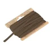 1/4 Inch Double Fold Bias Tape Continuous Bulk Bias Tape Brown 10 Yards