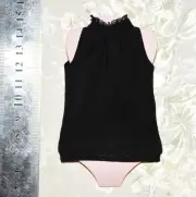 1/6 Tbleague Black Floral Collar Top Small Fragrance Style For 12 inch Figures