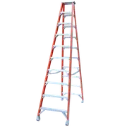 INDALEX 3.0m Industrial Fibreglass 180KG Pro Series Double Sided Step Ladder