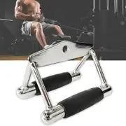 OZNALA Triangle V Shaped Close Grip Bar Gym Cable Attachment Back Workout Seated Row Handle Cable Press Down V-Bar Non Slip Handle Home Gym