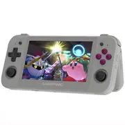ANBERNIC RG505 Android 12 Game Console, 4GB LPDDR4X, 128GB+128GB TF Card, 3154 games, Moonlight Streaming - Grey
