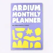 ARDIUM 2024 MONTHLY PLANNER PLANNER YELLOW CUTTING/ Yearly Weekly Daily Planner