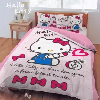 在飛比找蝦皮商城優惠-床包枕套組 【hello kitty】單人/雙人/加大 多款