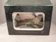 Thomas Kinkade "The Mountain Chapel" Illuminated Scripture Card Holder & Cards