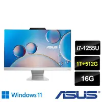 在飛比找momo購物網優惠-【ASUS 華碩】24型i7十核液晶電腦(i7-1255U/