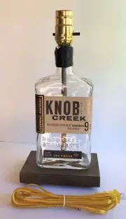 Knob Creek Straight Kentucky Bourbon Liquor Bar Bottle TABLE LAMP Lounge Light