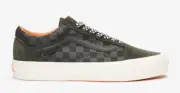 Vans x Porter-Yoshida OG Old Skool 'Green Floral Checkerboard' Olive Orange 8-12